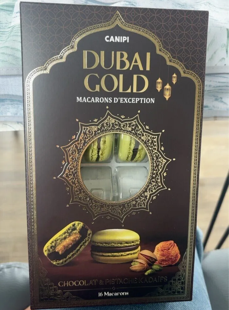DUBAI GOLD MACARONS D'EXCEPTION