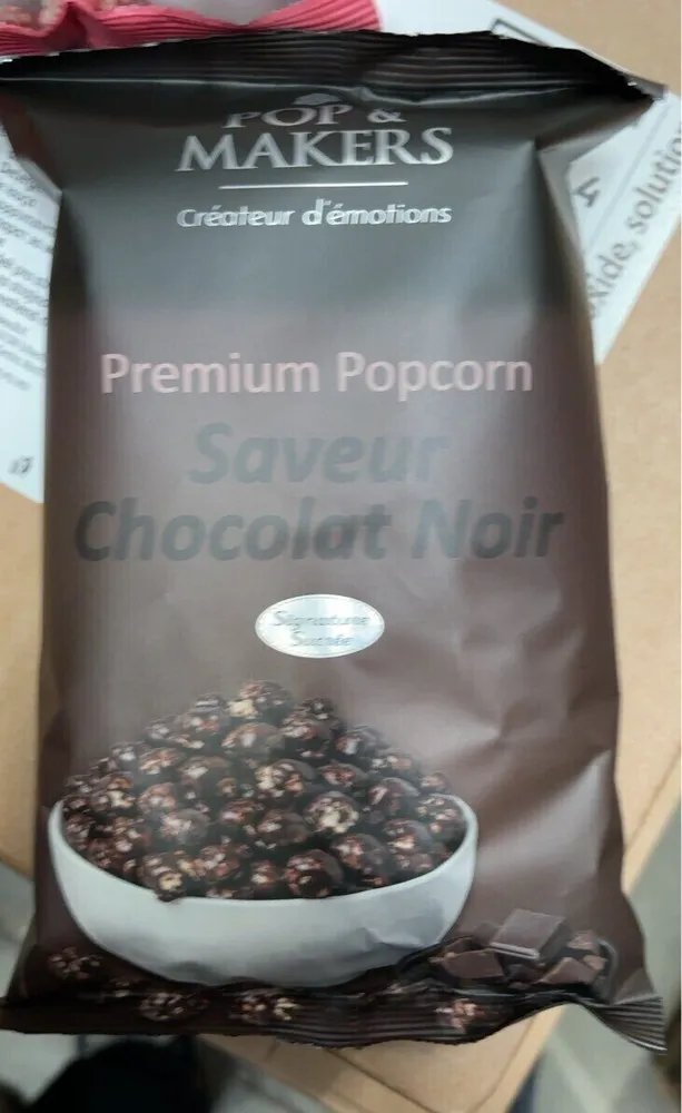 Pop corn chocolat noir