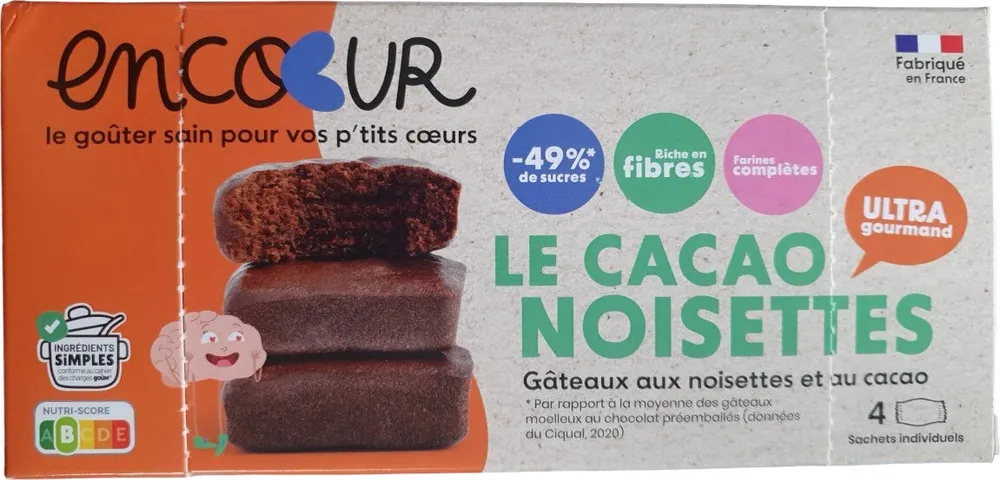 Gâteaux aux noisettes et au cacao
