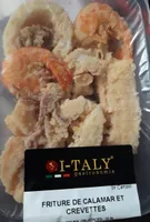 Friture de calamar et creve