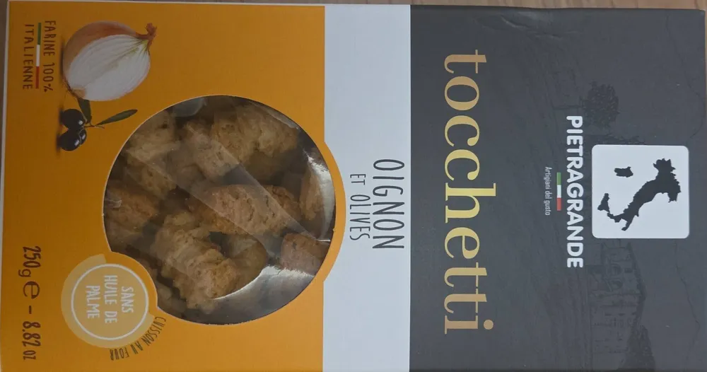 Tocchetti oignon et olives