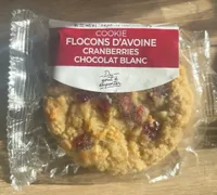 Cookie Flocons d’avoine Cranberry Chocolat blanc