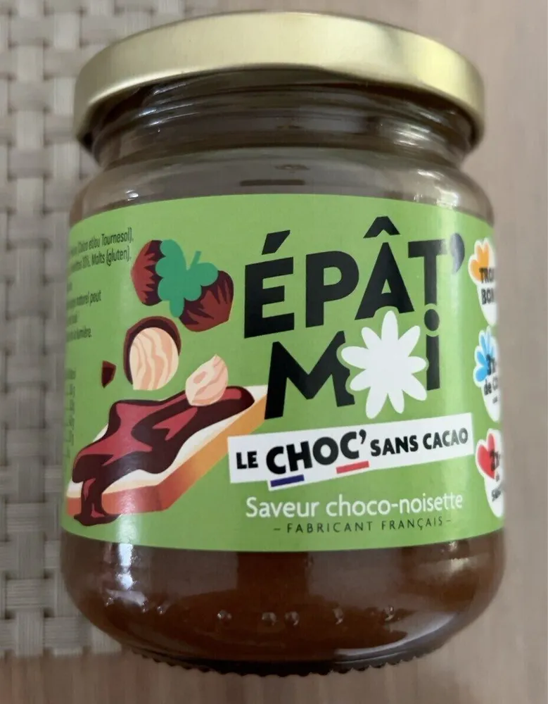 LE CHOC' SANS CACAO Saveur choco-noisette
