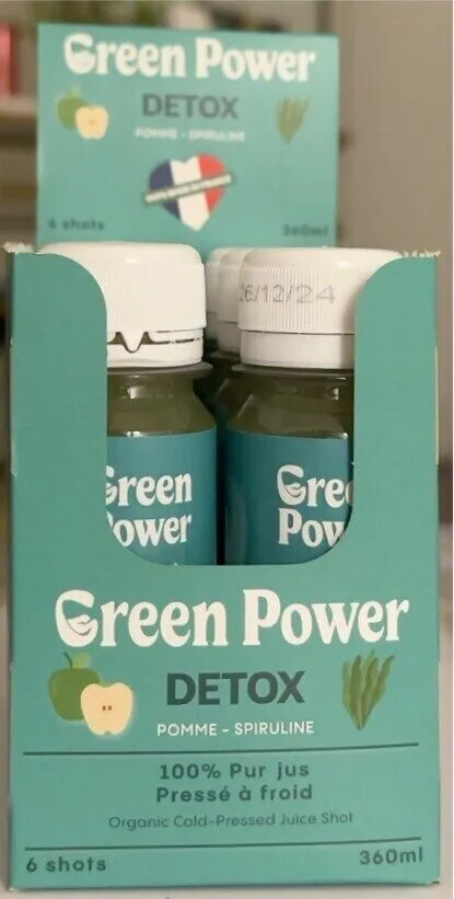 Shot Pomme - Spiruline