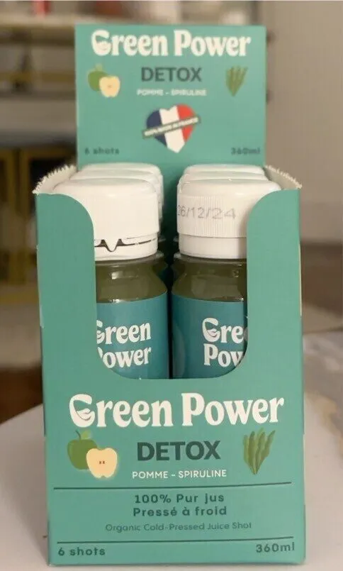 Shot Pomme - Spiruline