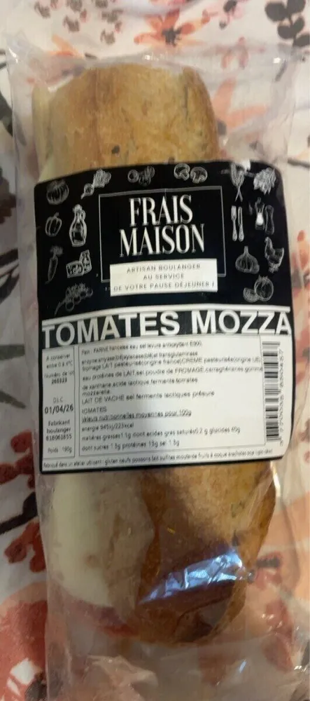 Tomates mozza Sandwich