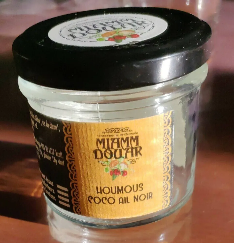 Houmous coco ail noir