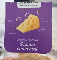 Sablés apéritif oignons emmental