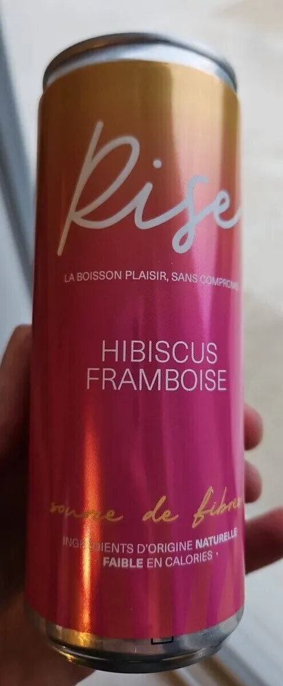 Boisson hibiscus framboise