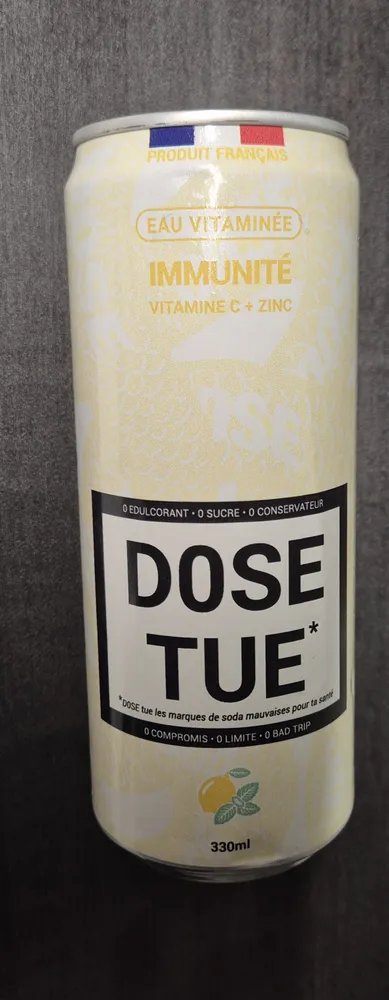 EAU VITAMINÉE IMMUNITÉ VITAMINE C + ZINC