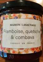 Confiture Framboise, quetsche & combava