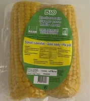 Maïs doux biologique sous vide