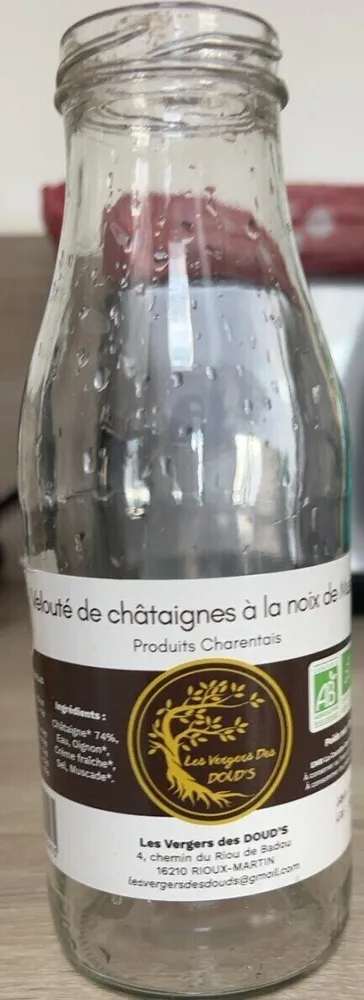 Velouté de Châtaignes a la noix de Muscade