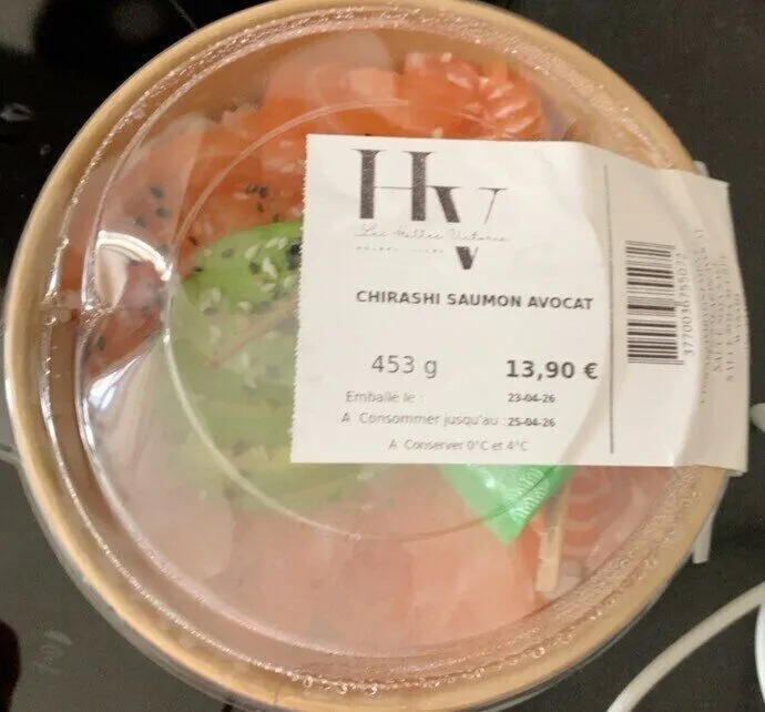 Chirashi saumon avocat