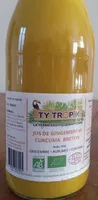 Jus de gingembre et curcuma breton