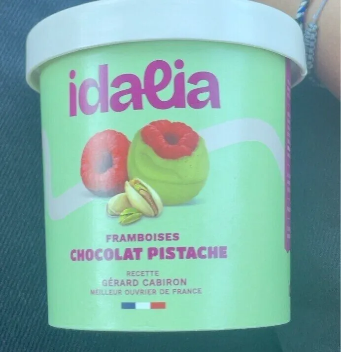 FRAMBOISES CHOCOLAT PISTACHE
