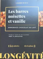 Barres noisettes vanille