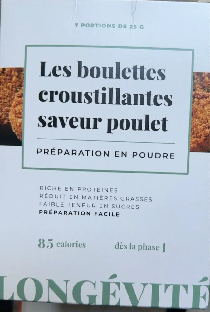 Boulettes croustillantes poulet