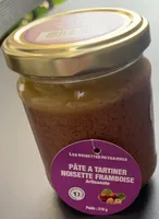 Pâte à tartiner noisette framboise