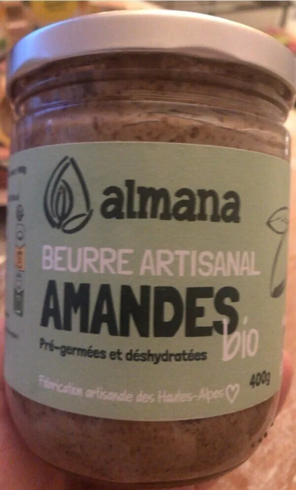 Beurre artisanal amandes bio