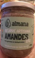 Beurre artisanal amandes bio
