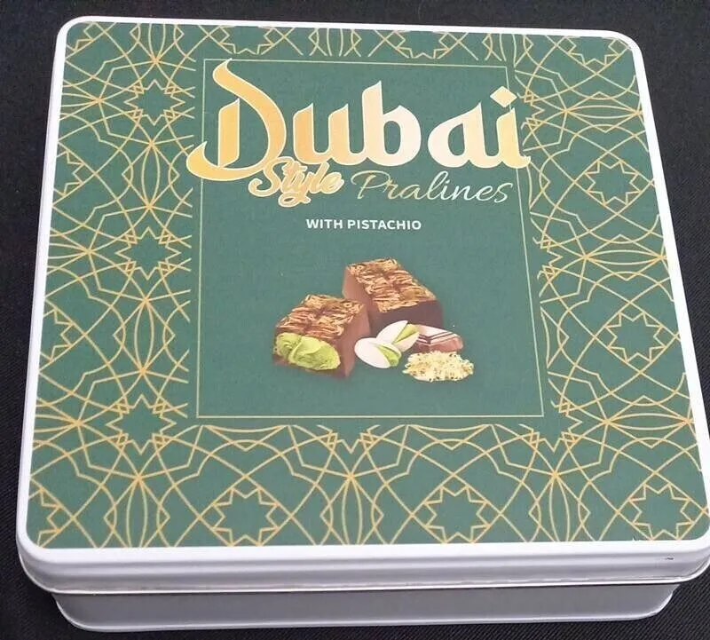 Dubaï Style Pralines with pistachio