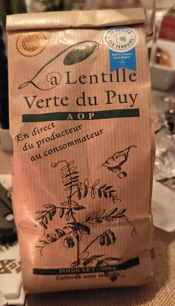 La lentille verte du puy