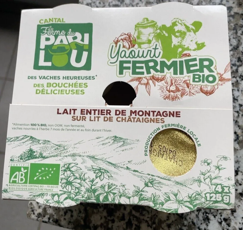 Yaourt fermer chataignes