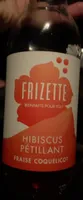 Petillant sans alcool Hibiscus fraise coquelicot