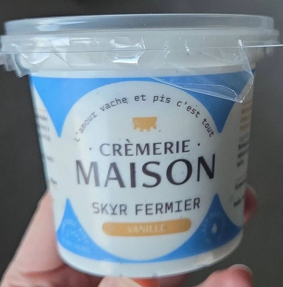 Skyr fermier vanille