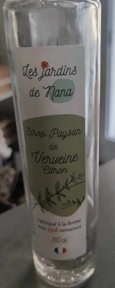 Sirop paysan d verveine