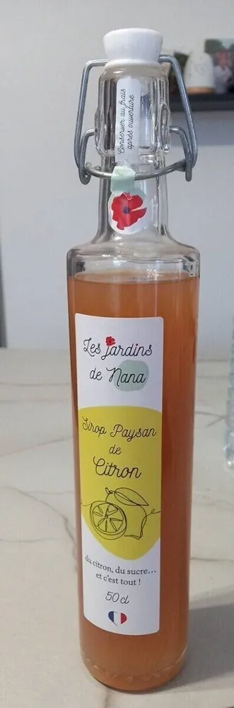 Sirop paysan de citron
