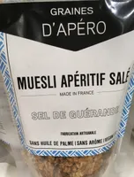 Muesli apéritif salé