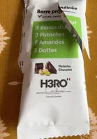 Barre protéinée pistache chocolat