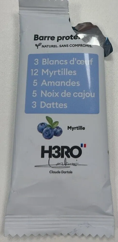 Barre proteinee myrtille