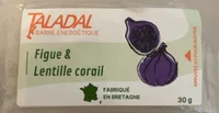 Barre énergétique Figue & Lentille corail
