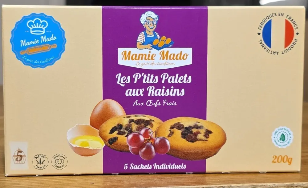 Les petits palets au raisons