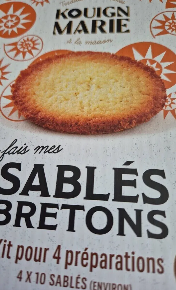 Kit de préparation pour Sablés Bretons