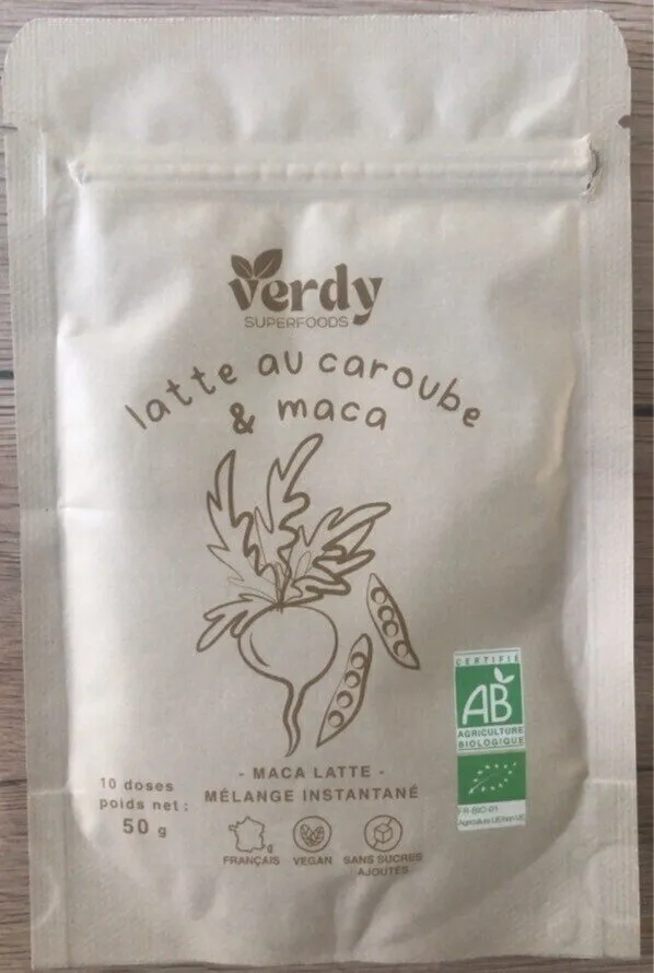 Latte au caroube et maca