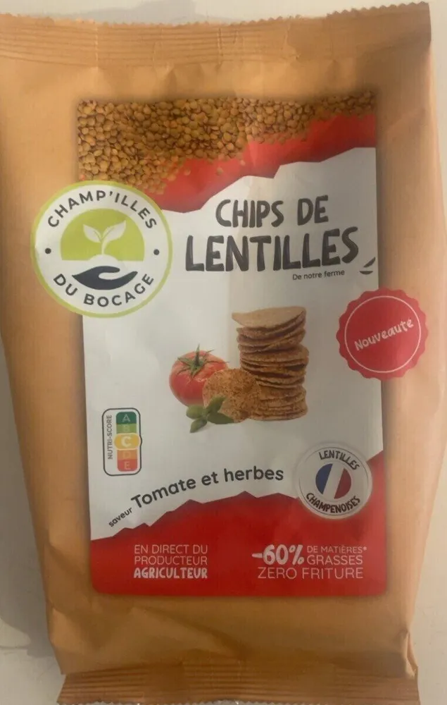 Chips de lentilles