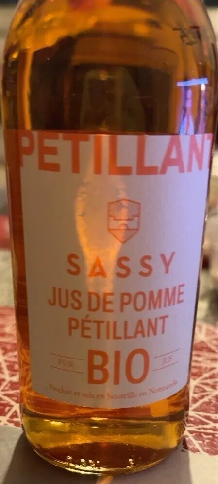 Jus de pomme petillant