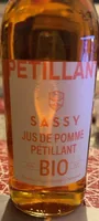 Jus de pomme petillant