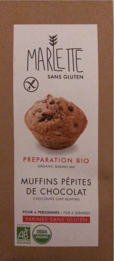 Muffins pépites de chocolat