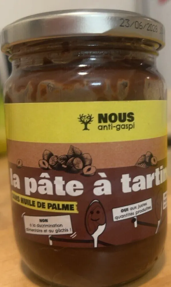 La pâte à tartiner sans huile de palme