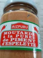 Moutarde à la purée de piment d'Espelette