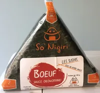 Onigiri boeuf sauce okonomyaki