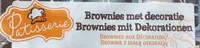 Brownie met decoratie