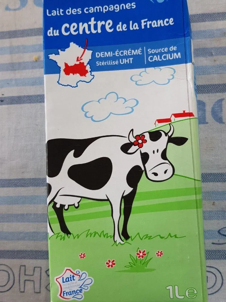 Lait des campagnes du centre de la France