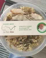 Salade de riz complet de Camargue IGP, poulet, haricots verts