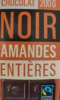 Chocolat noir amande entière